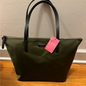 Brand New Olive Green Kate Spade Tote